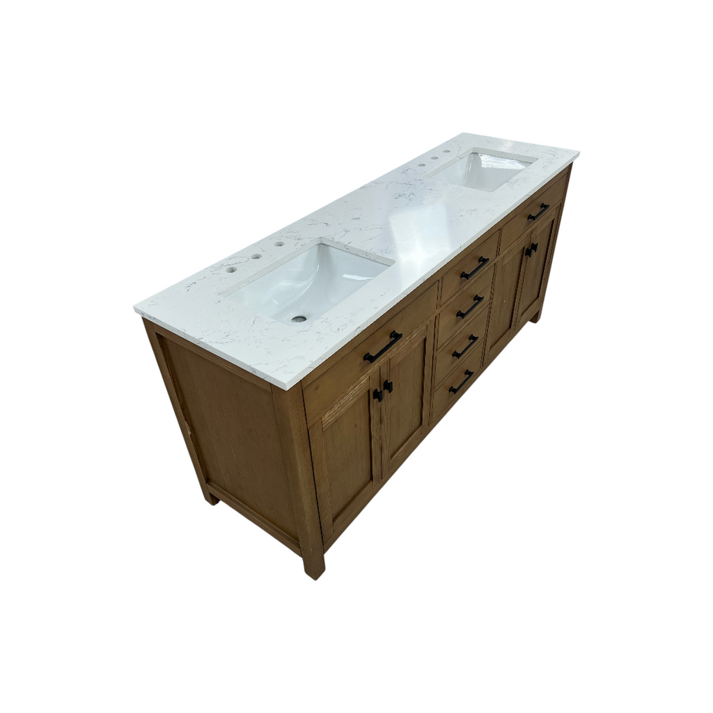 Breakwater Bay Ajiya 72" Double Bathroom Vanity Set