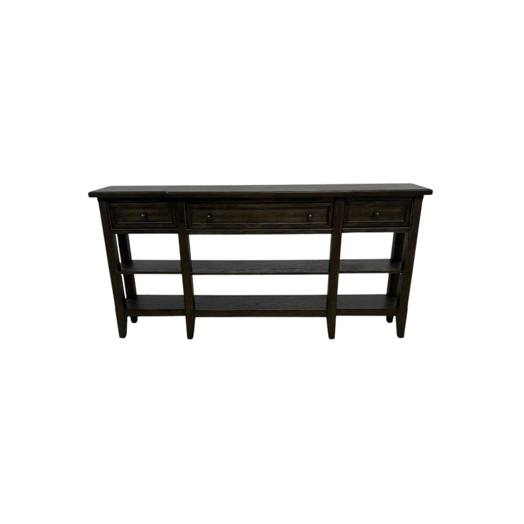 Briarwood Living Eden Ridge Saddle Brown Hall Console Table, 74" × 13" × 37" — image 4 of 4