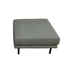 Burrow Field Ottoman - Stone Gray