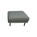 Burrow Field Ottoman - Stone Gray