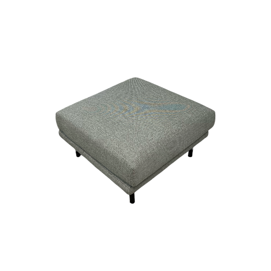 Burrow Field Ottoman - Stone Gray