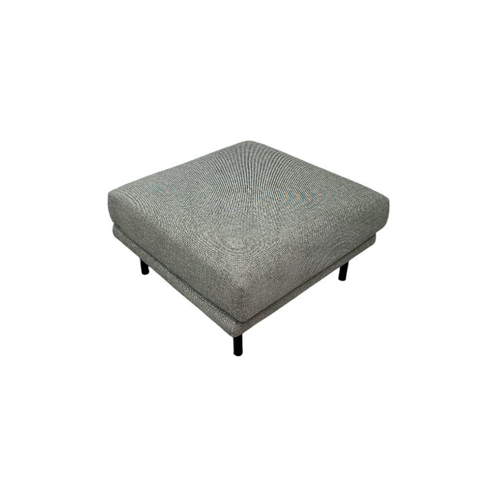 Burrow Field Ottoman - Stone Gray