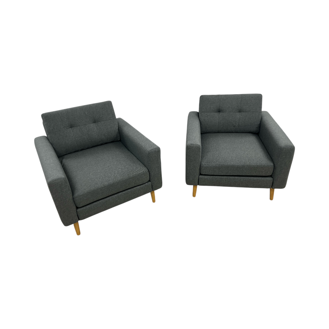 Burrow Nomad Armchair Set of 2, 34" × 33" × 30" — image 2 of 4