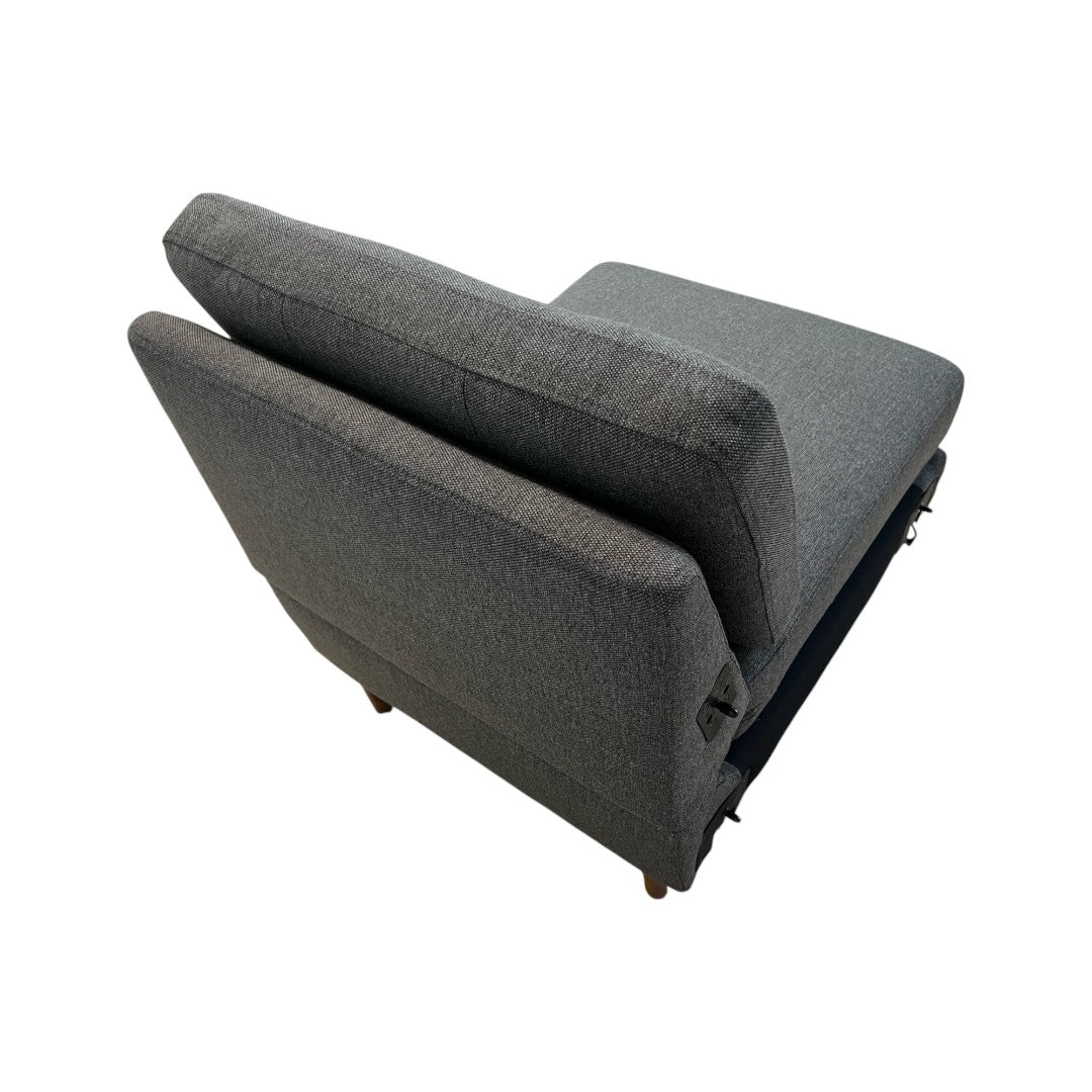 Burrow Nomad Charcoal Single Seat Sofa