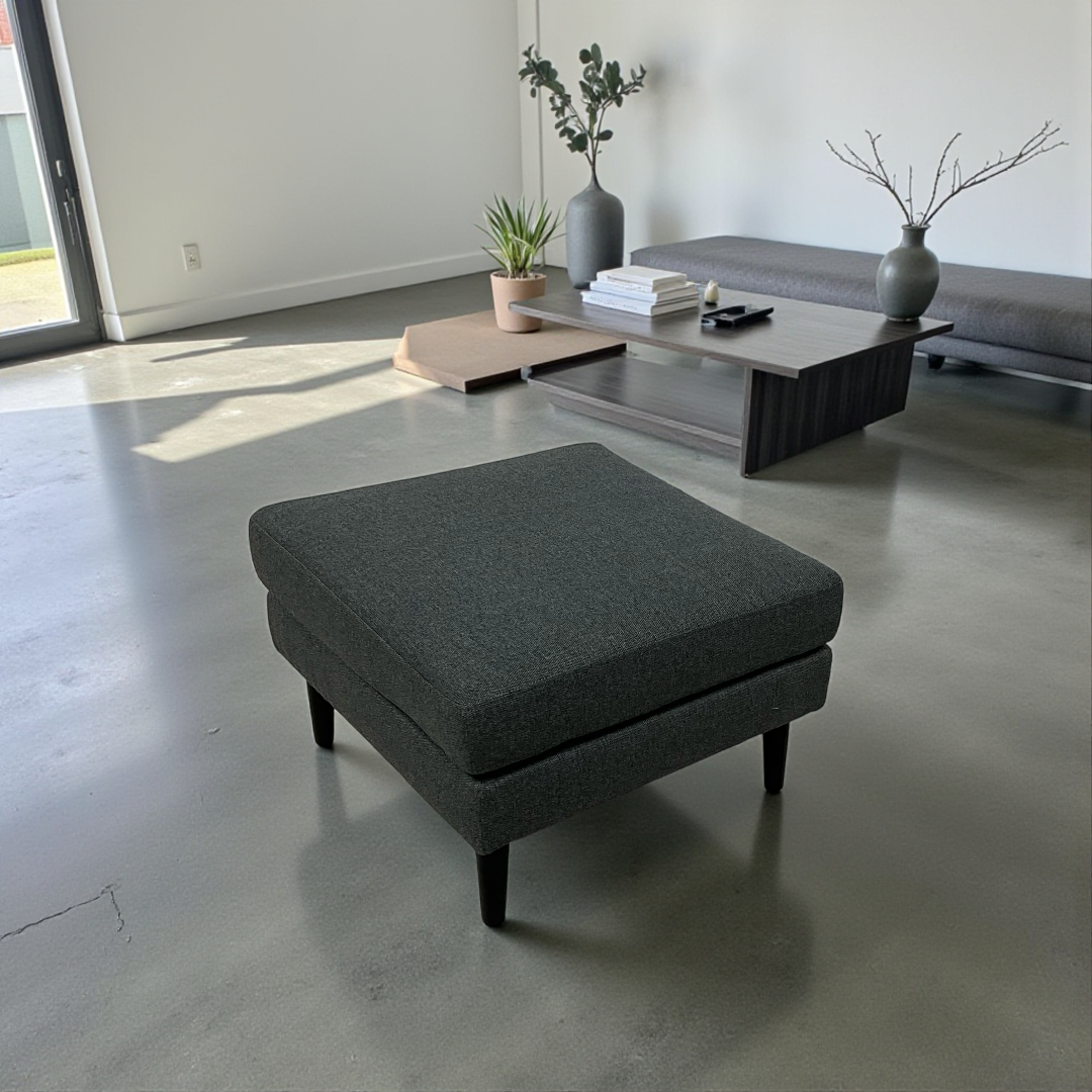 Burrow Nomad Ottoman - Charcoal