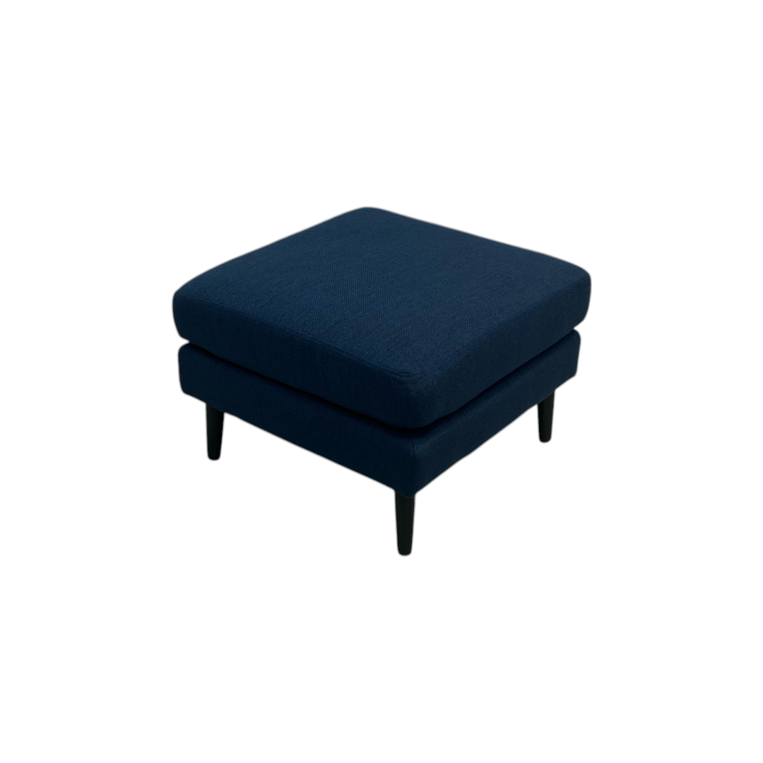 Burrow Nomad Ottoman - Navy Blue, 25" × 25" × 18" — image 2 of 4