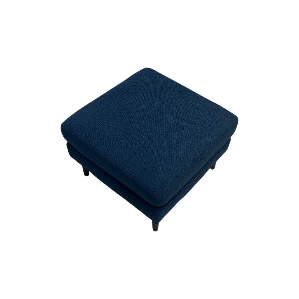 Burrow Nomad Ottoman - Navy Blue, 25" × 25" × 18" — image 3 of 4