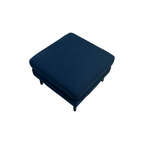 Burrow Nomad Ottoman - Navy Blue, 25" × 25" × 18" — image 3 of 4