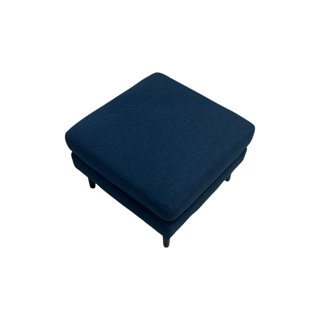 Burrow Nomad Ottoman - Navy Blue, 25" × 25" × 18" — image 3 of 4