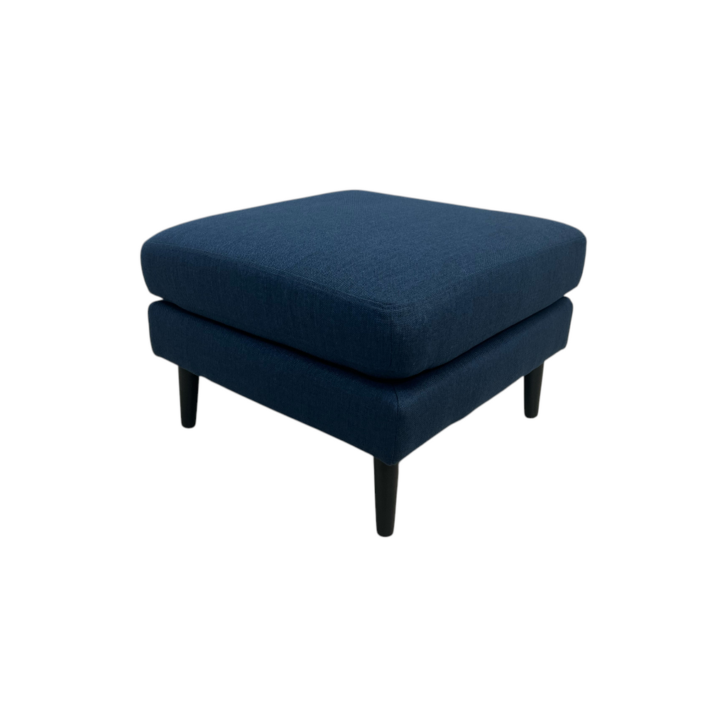 Burrow Nomad Ottoman - Navy Blue, 25" × 25" × 18" — image 4 of 4