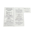 Burrow Nomad Ottoman - Navy Blue with Walnut Wood Leg Finish