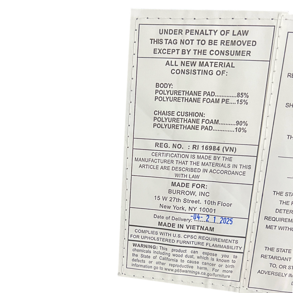 Burrow Nomad Ottoman - Gray