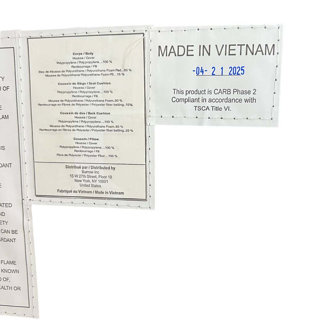 Burrow Nomad Ottoman - Gray