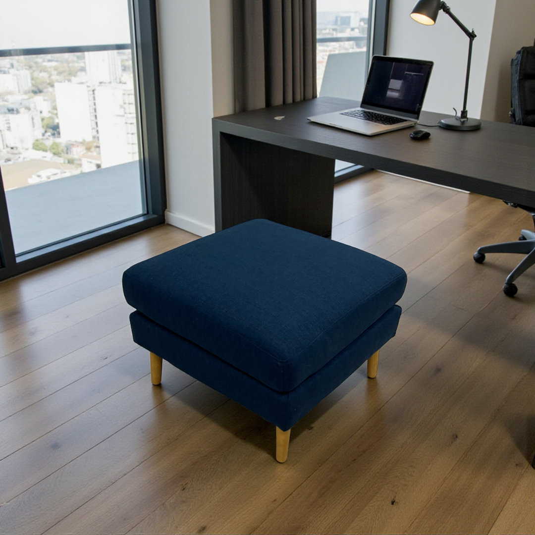 Burrow Nomad Plus Ottoman - Navy Blue