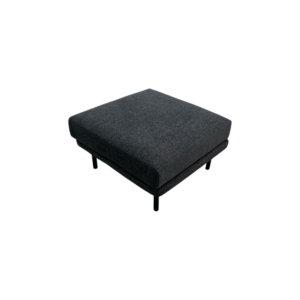 Burrow Range Ottoman - Heather Charcoal