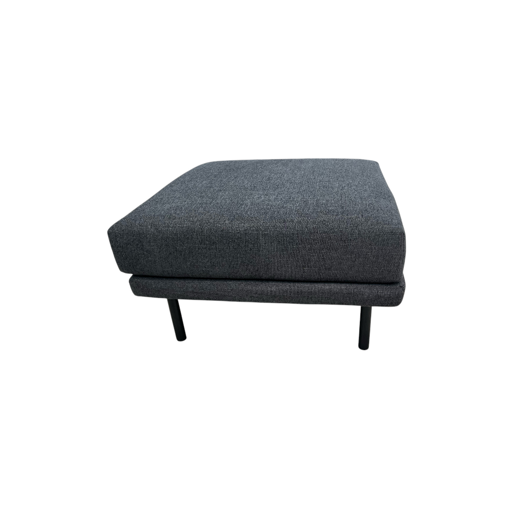 Burrow Range Ottoman - Heather Charcoal