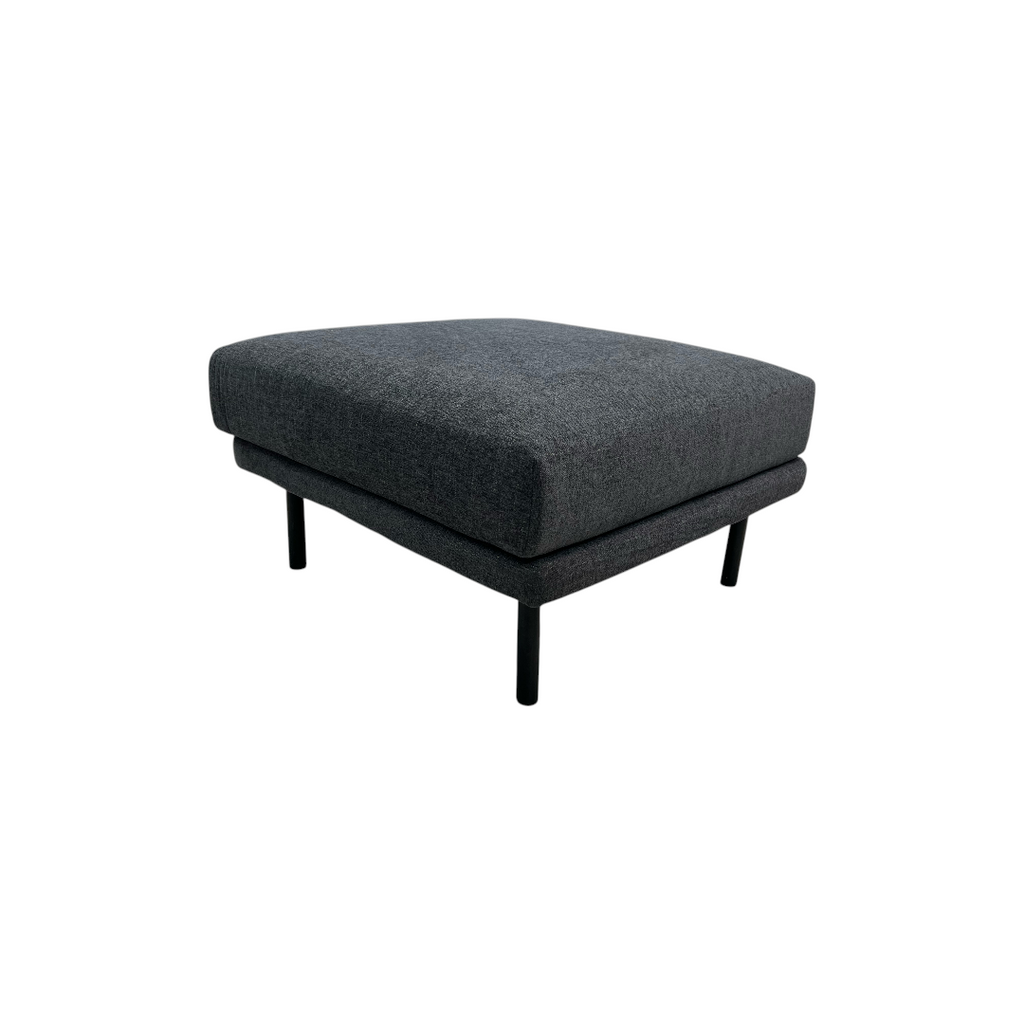 Burrow Range Ottoman - Heather Charcoal