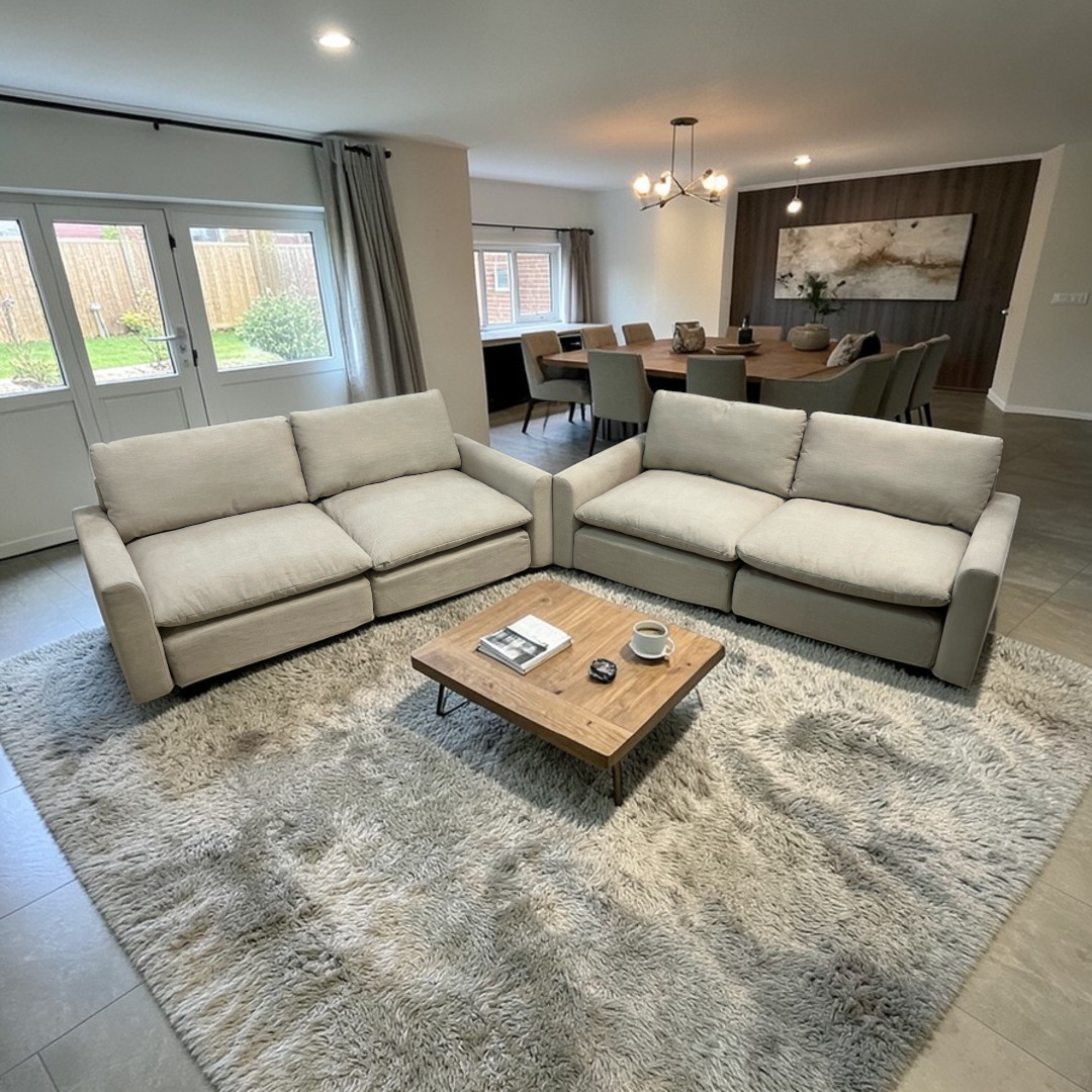 Burrow Russet 2-Piece Sofa Set of 2