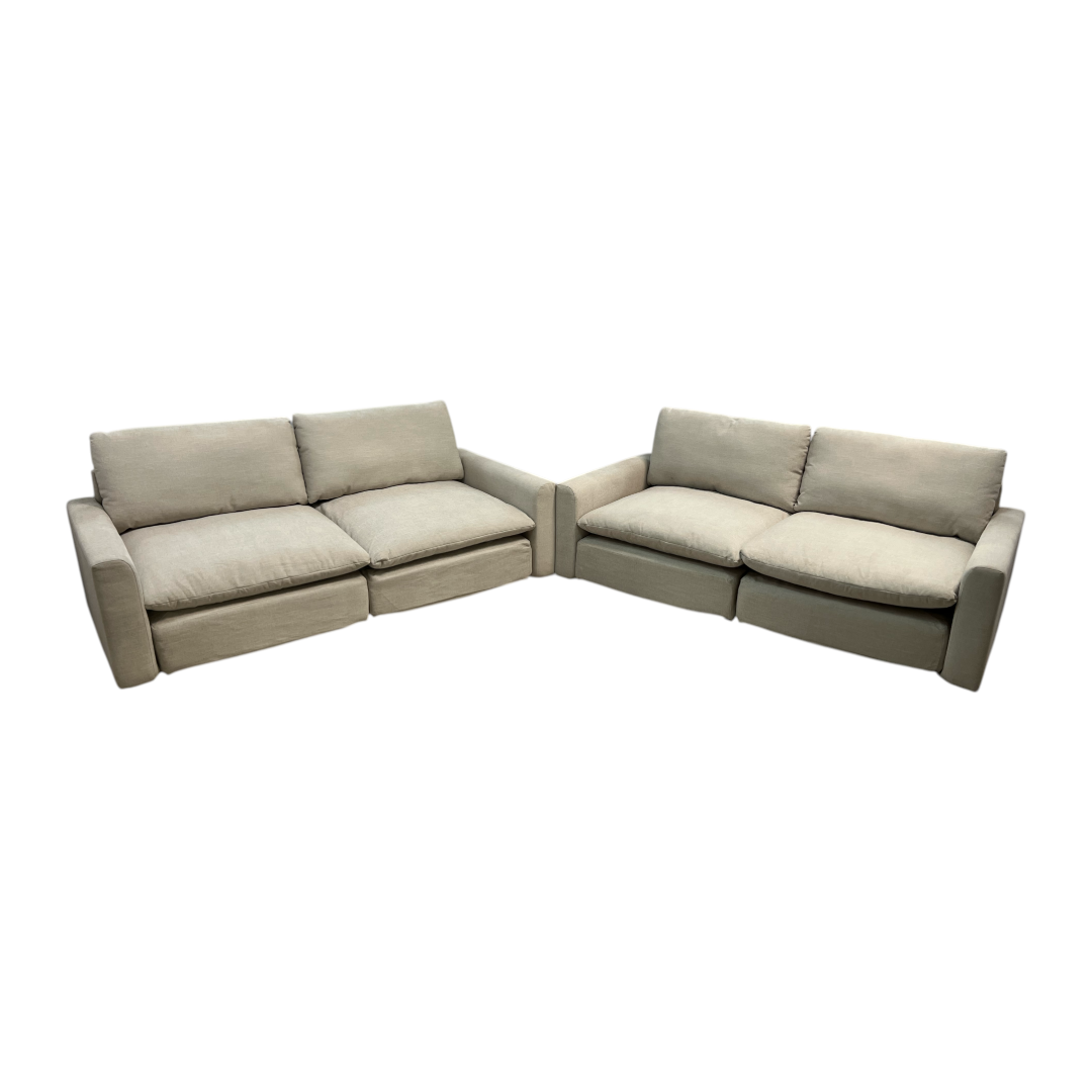 Burrow Russet 2-Piece Sofa Set of 2