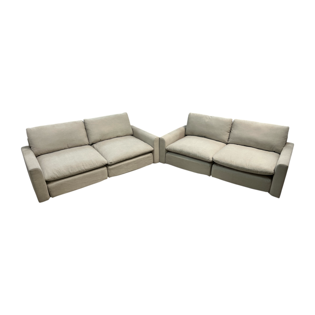 Burrow Russet 2-Piece Sofa Set of 2