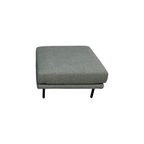 Burrow Field Ottoman - Stone Gray