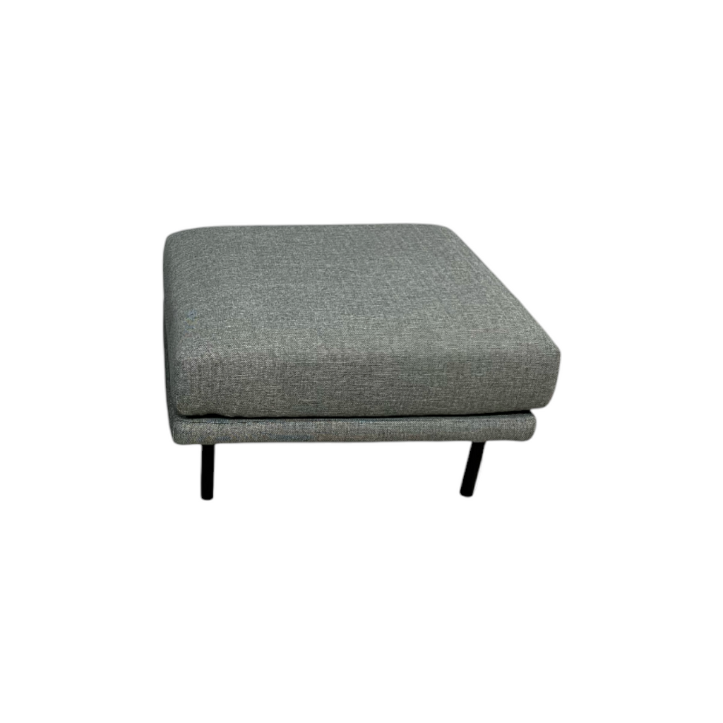 Burrow Field Ottoman - Stone Gray