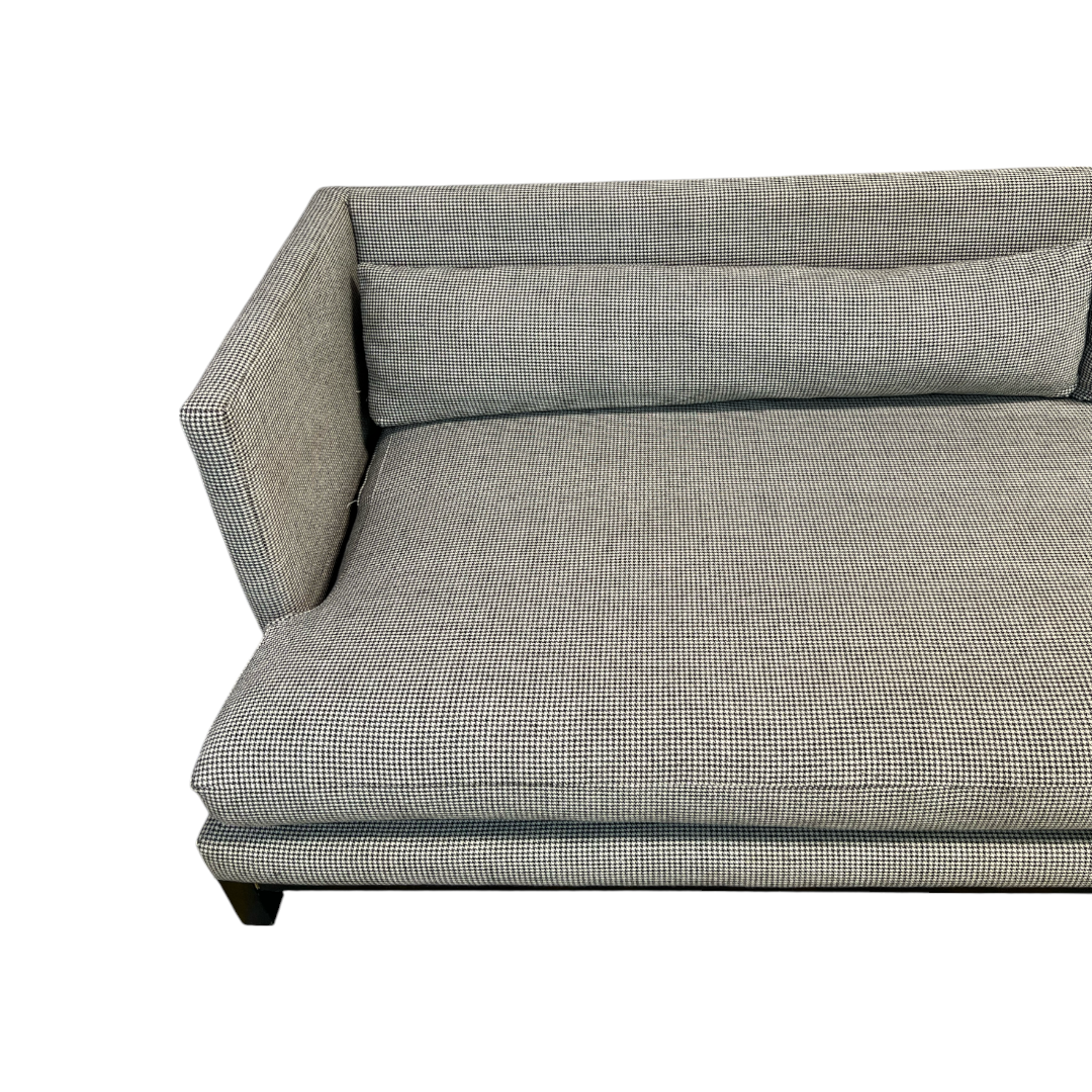 CB2 Brava Sofa in Houndstooth