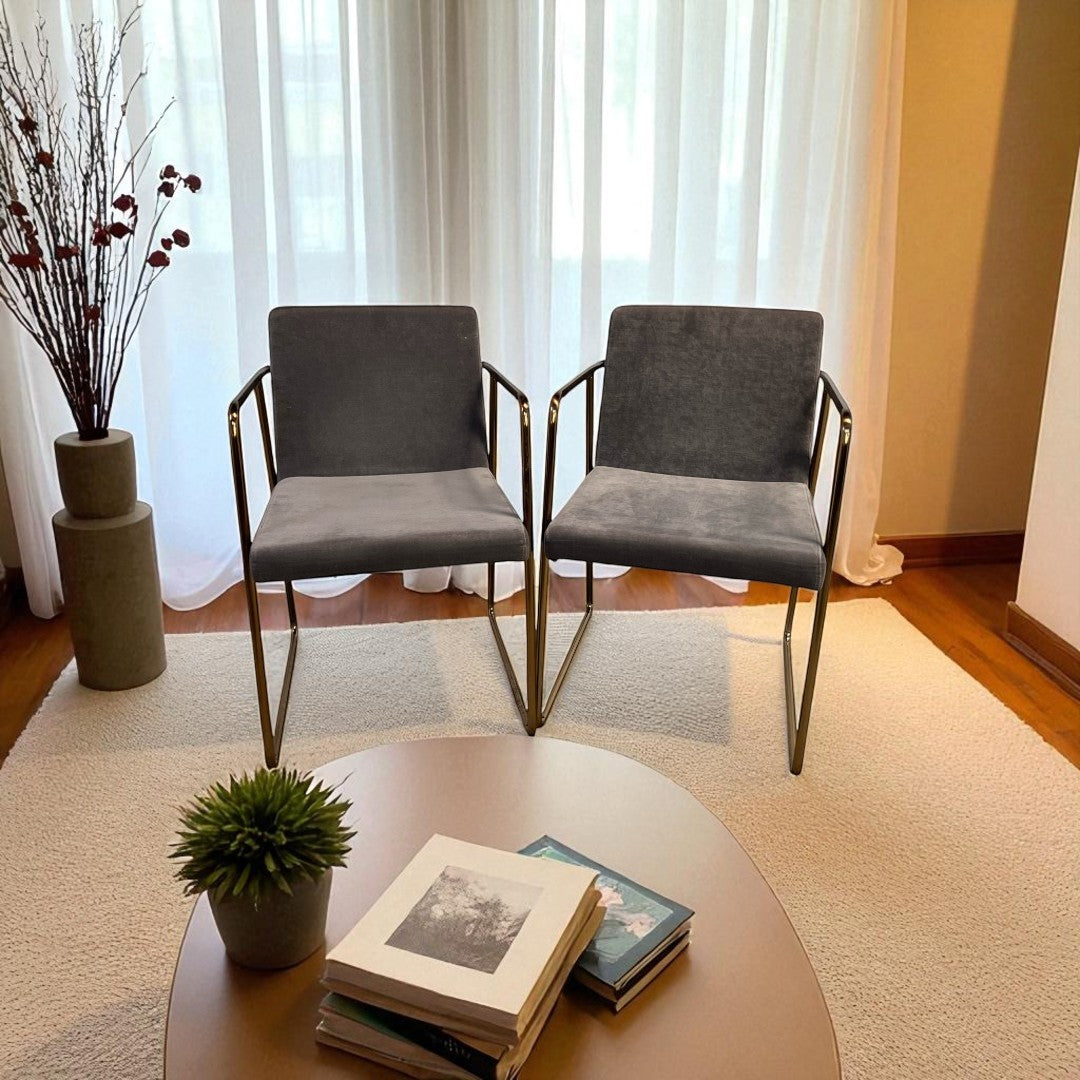 CB2 Rouka Dining Chair Set