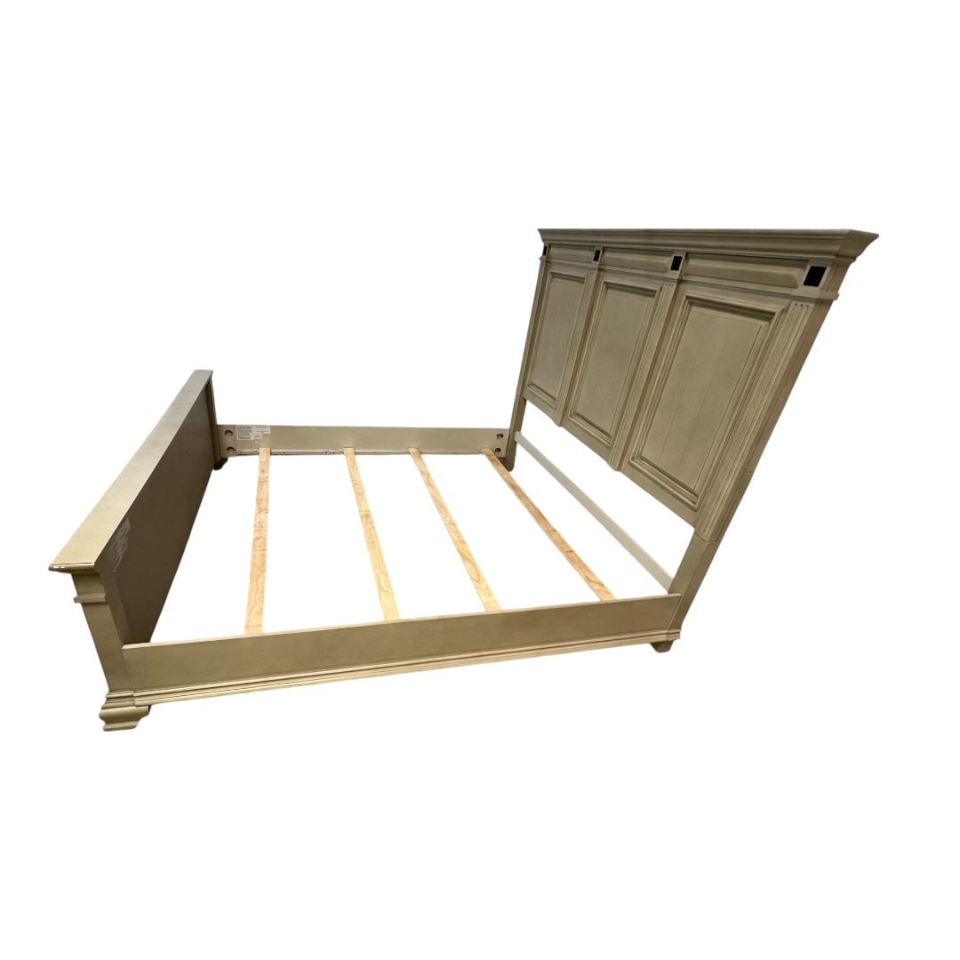 Cambridge Heritage Queen-Size Bed Frame, Light Wash