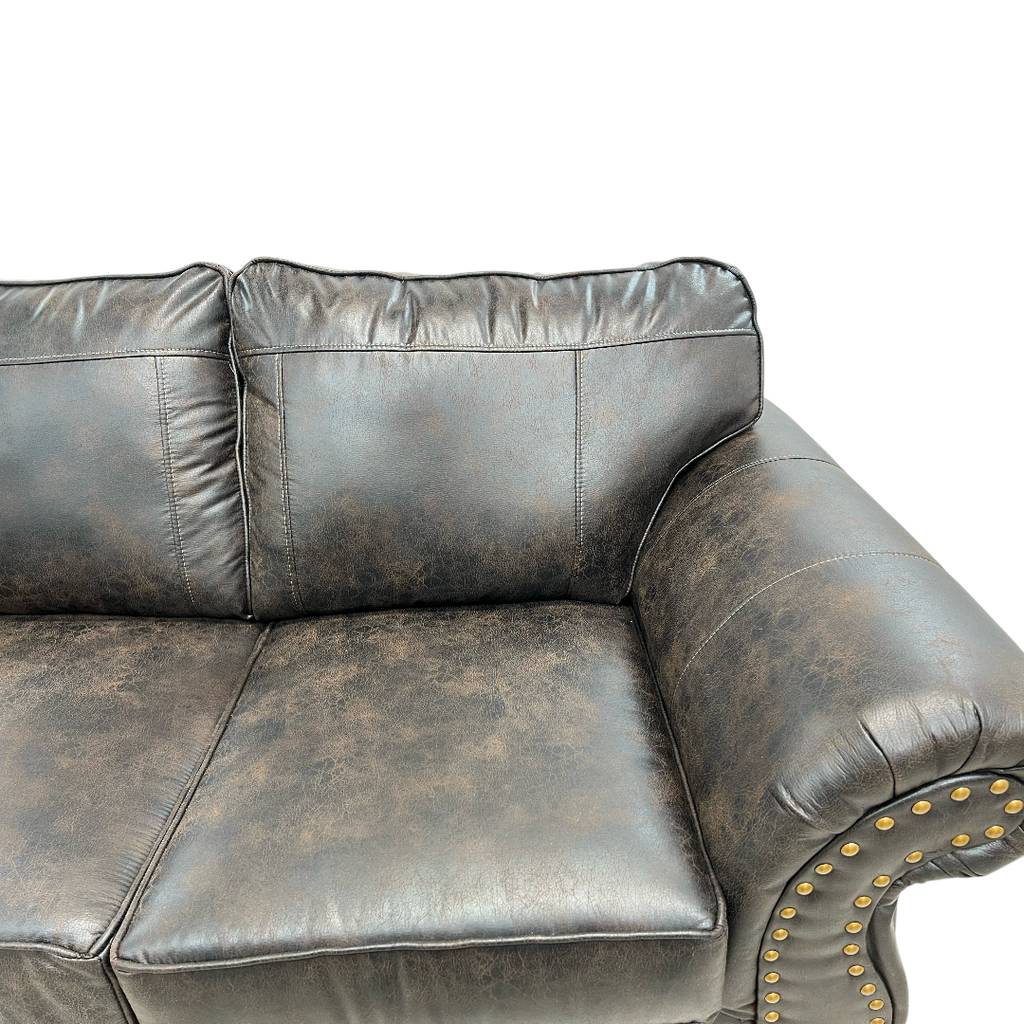 Canora Grey Macalla Faux Leather Sofa