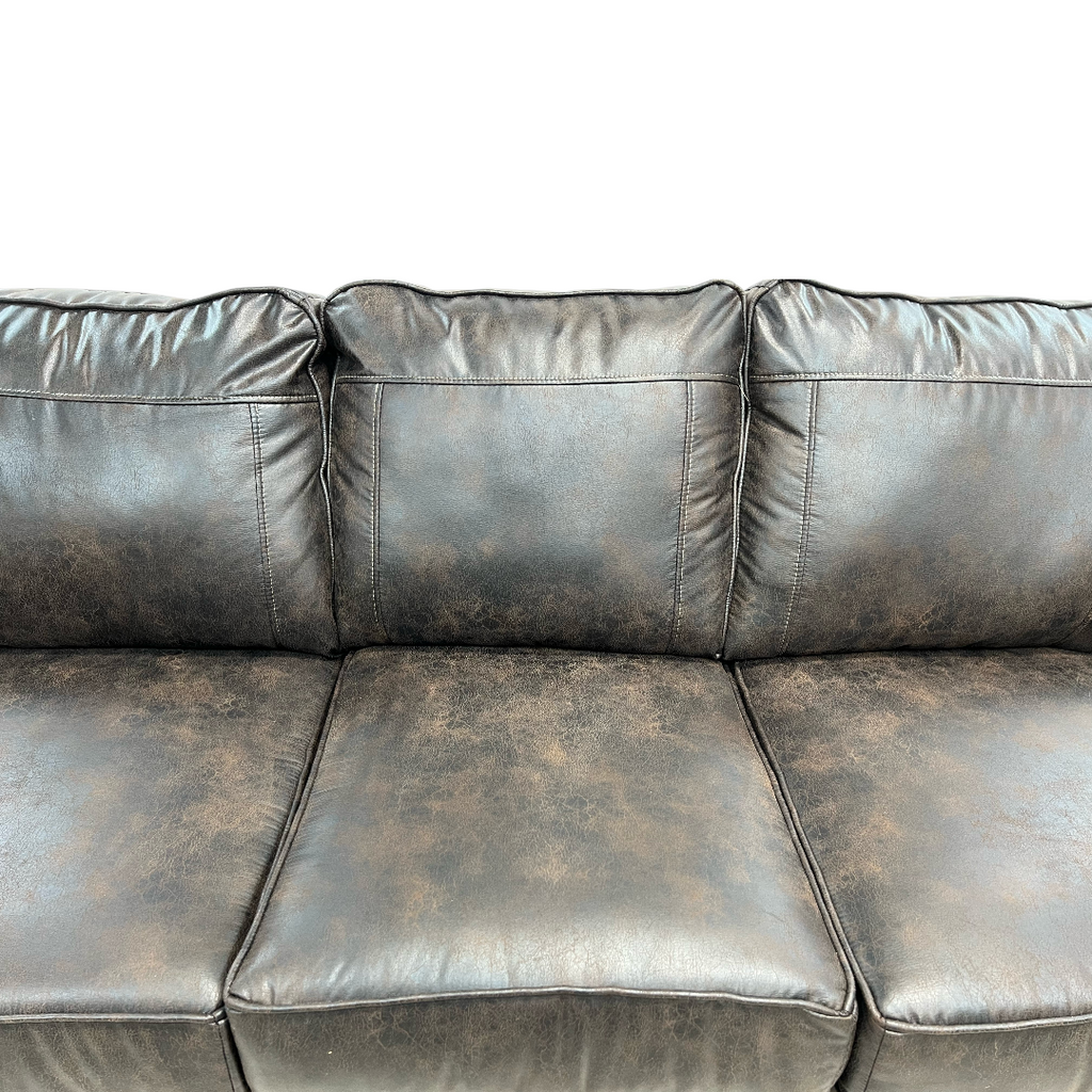 Canora Grey Macalla Faux Leather Sofa