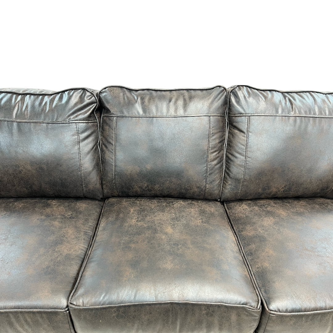 Canora Grey Macalla Faux Leather Sofa