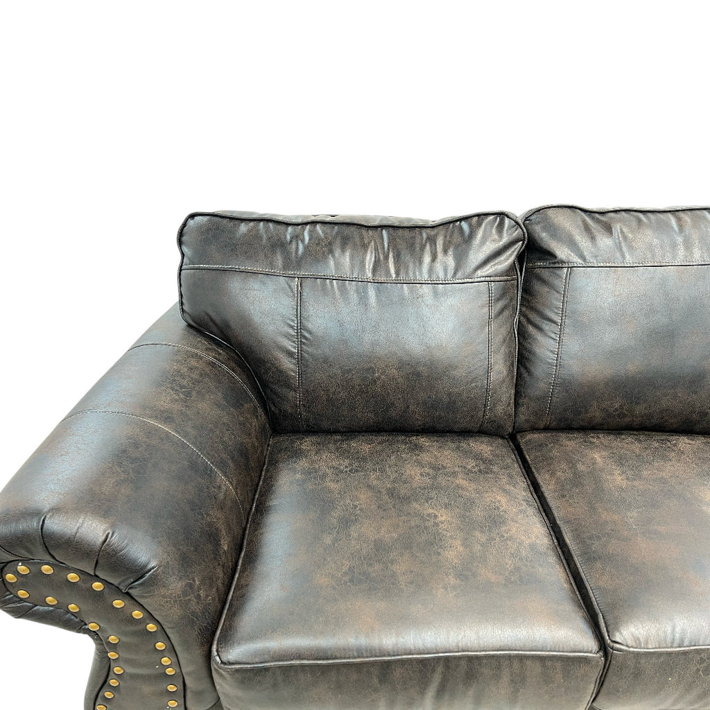 Canora Grey Macalla Faux Leather Sofa
