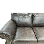 Canora Grey Macalla Faux Leather Sofa