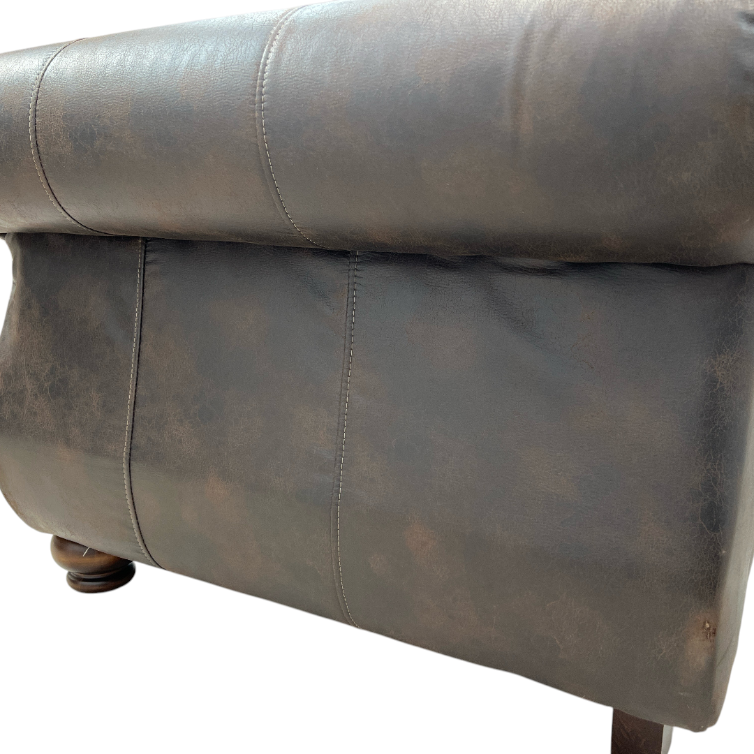 Canora Grey Macalla Faux Leather Sofa