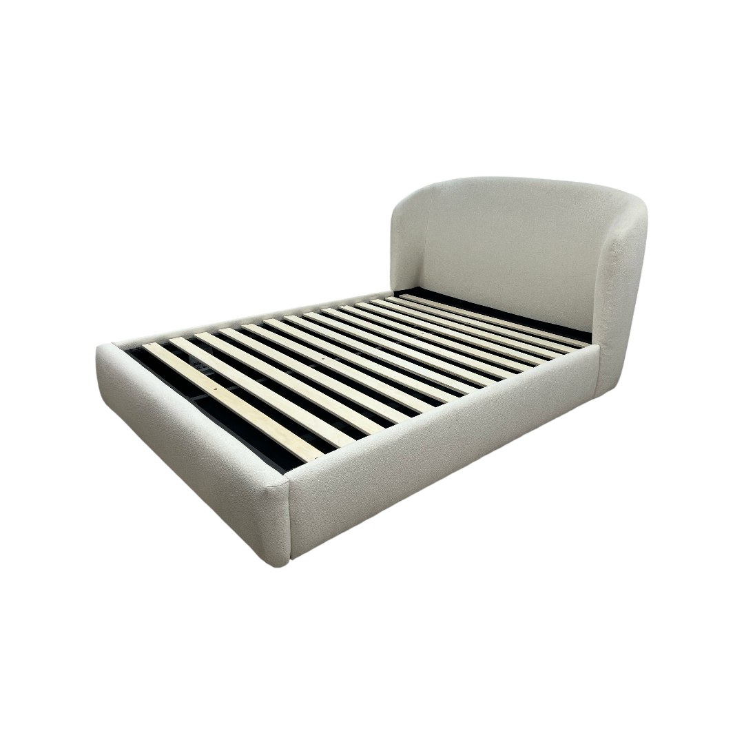 Castlery Auburn Performance Bouclé Queen Storage Bed