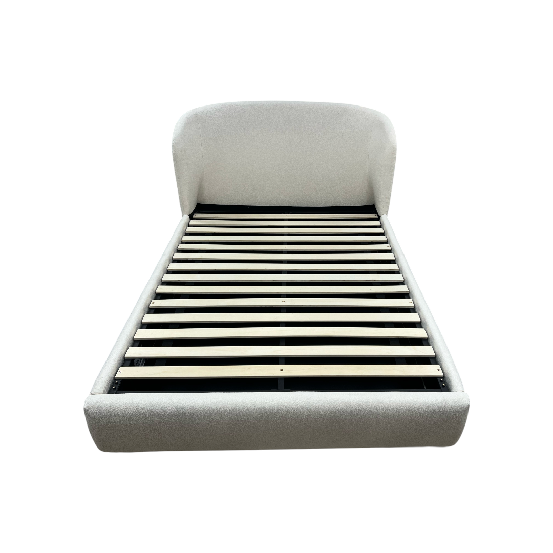 Castlery Auburn Performance Bouclé Queen Storage Bed