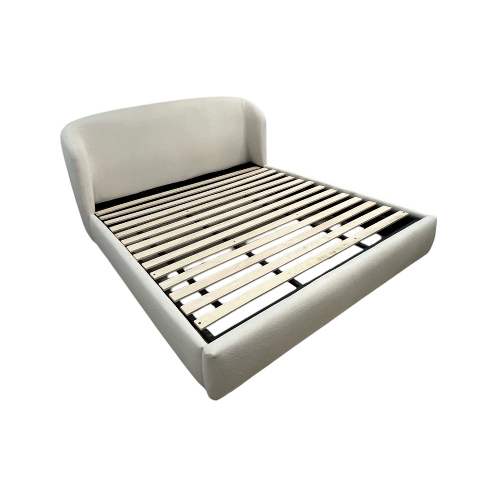 Castlery Auburn Performance Bouclé Storage King Size Bed
