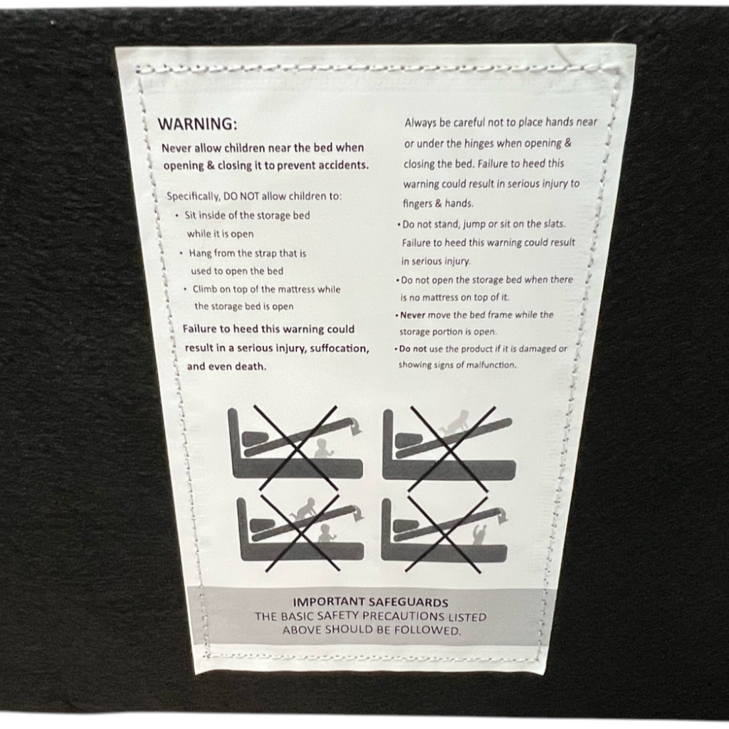 Castlery Auburn Performance Bouclé Storage King Size Bed