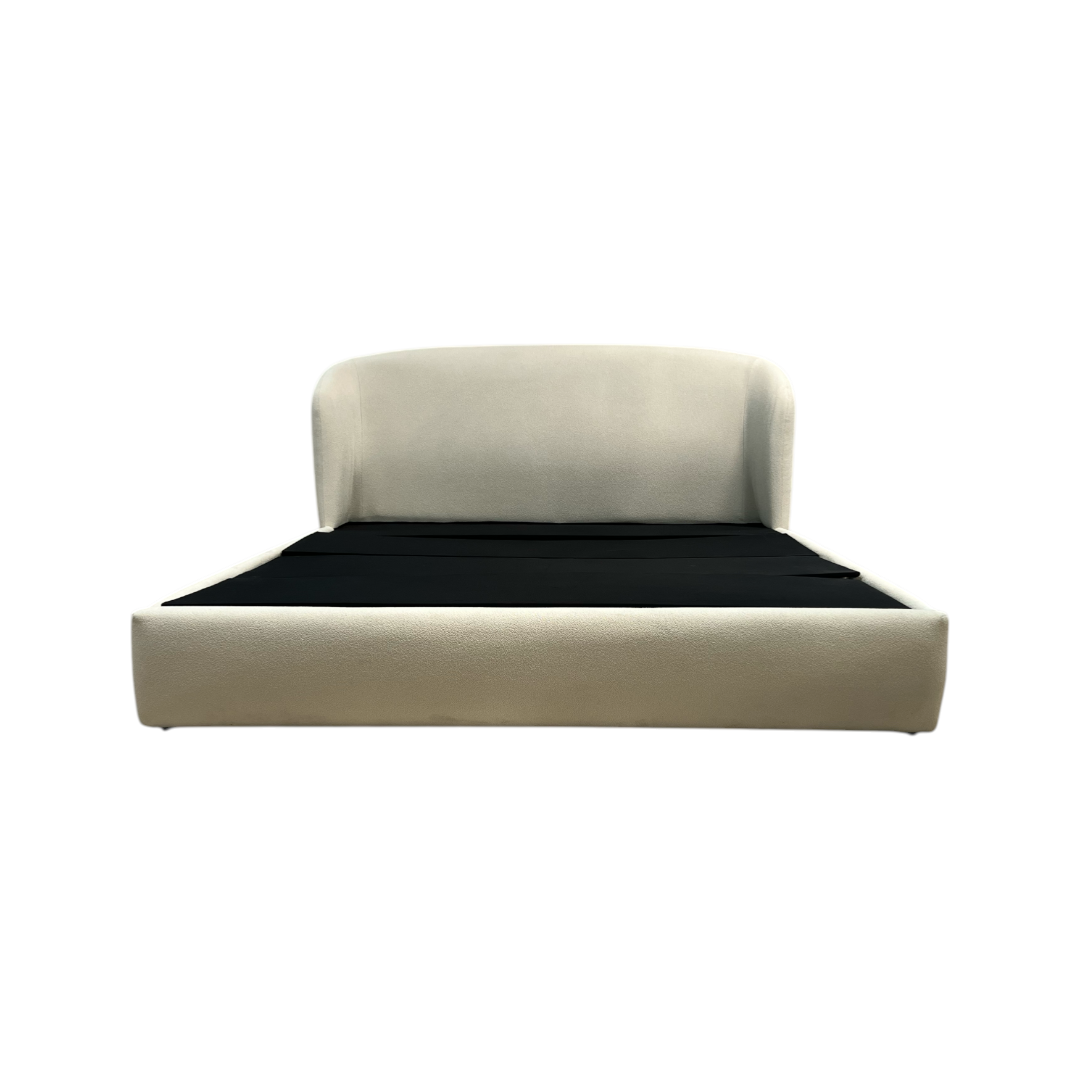 Castlery Auburn Performance Bouclé Storage King Size Bed