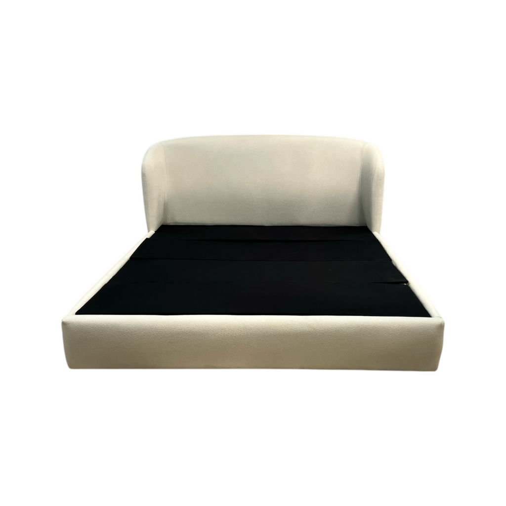 Castlery Auburn Performance Bouclé Storage King Size Bed