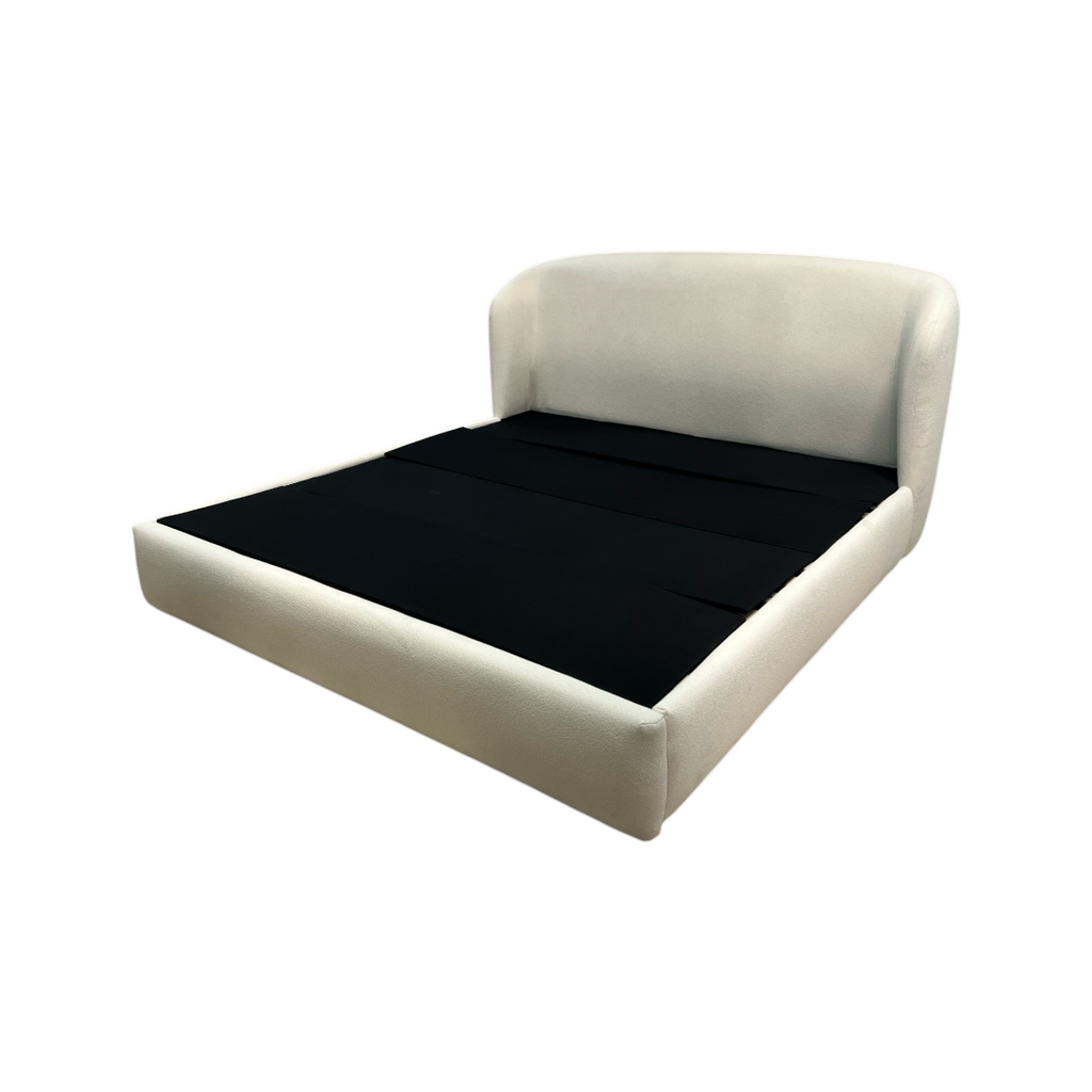 Castlery Auburn Performance Bouclé Storage King Size Bed