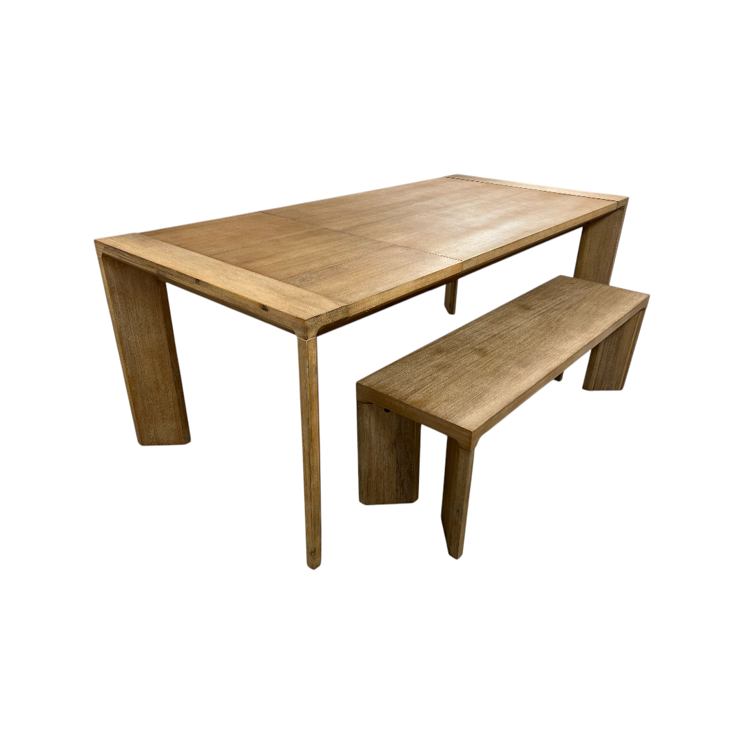Castlery Casa Extendable Dining Table and Bench