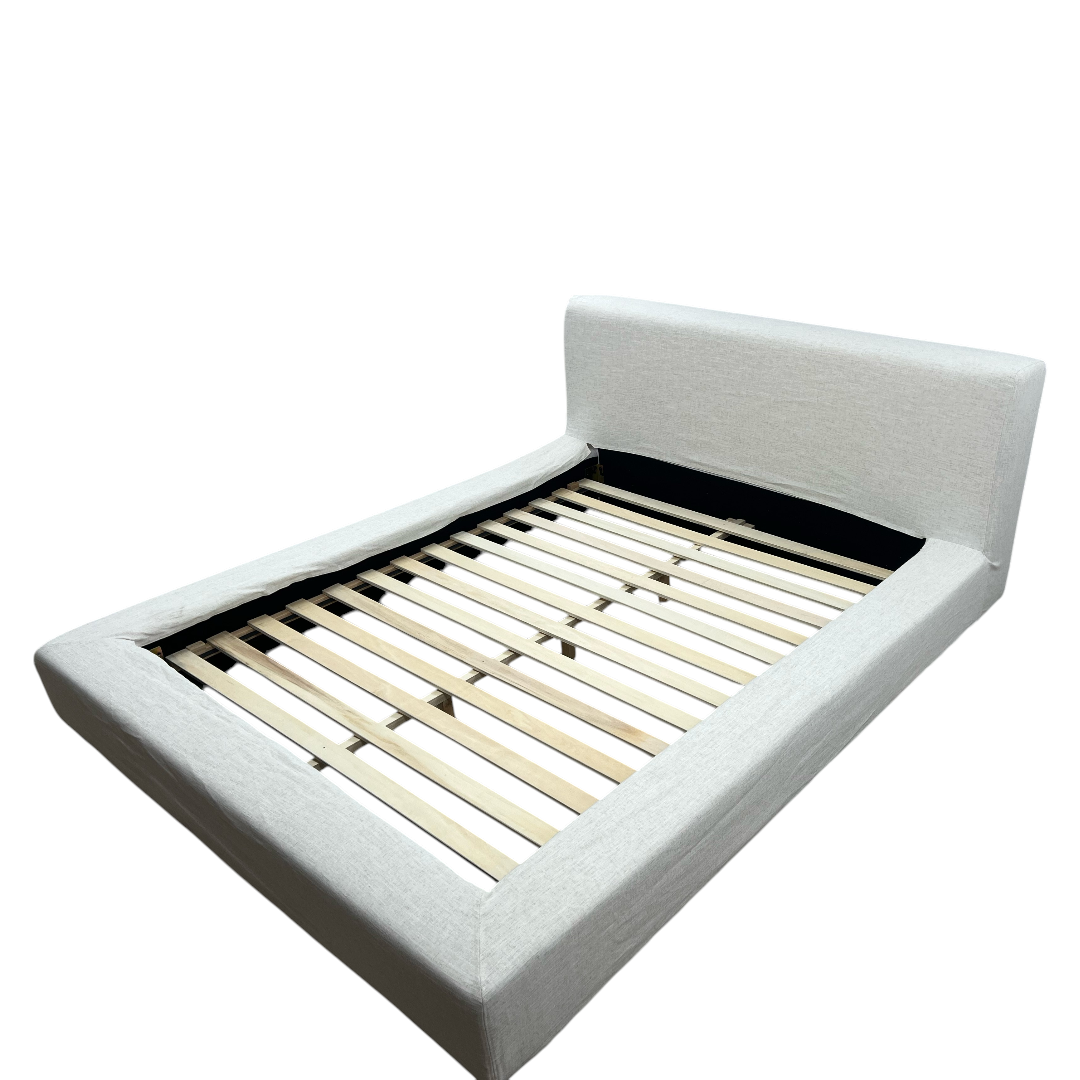 Castlery Dawson Queen Bed - Beach Linen