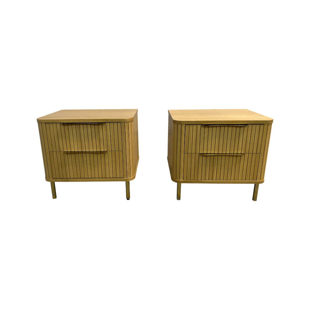 Castlery Harper 2-Drawer Nightstand Set