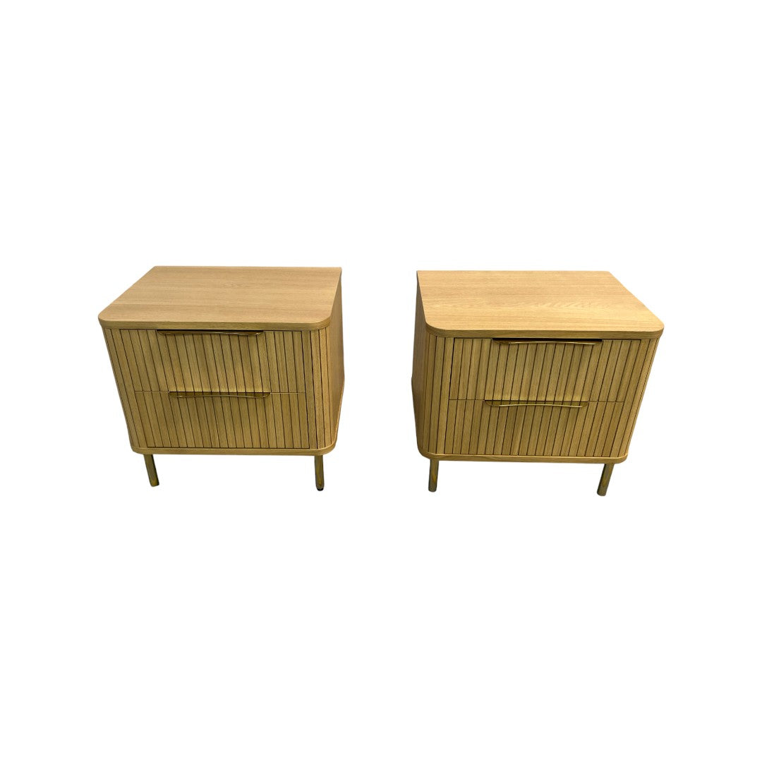 Castlery Harper 2-Drawer Nightstand Set
