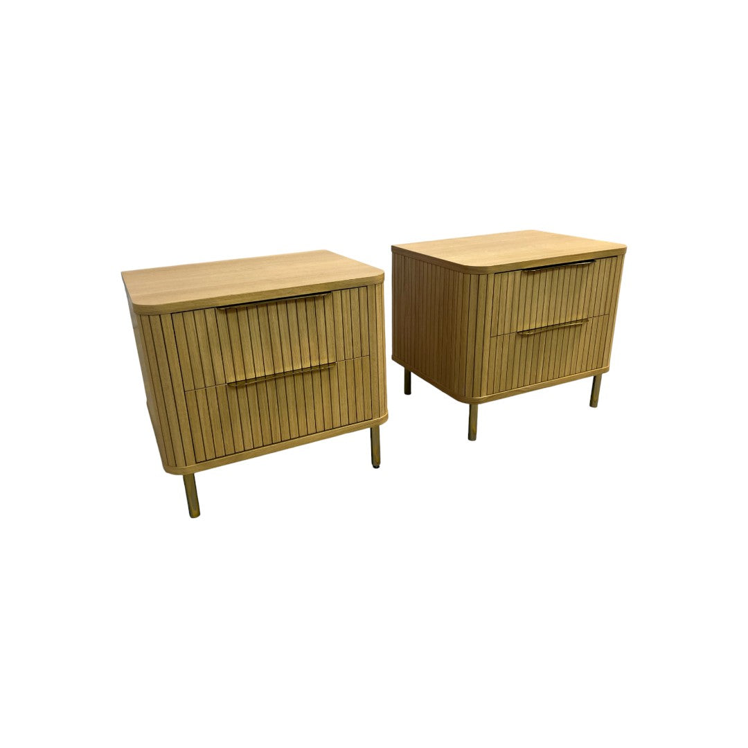 Castlery Harper 2-Drawer Nightstand Set