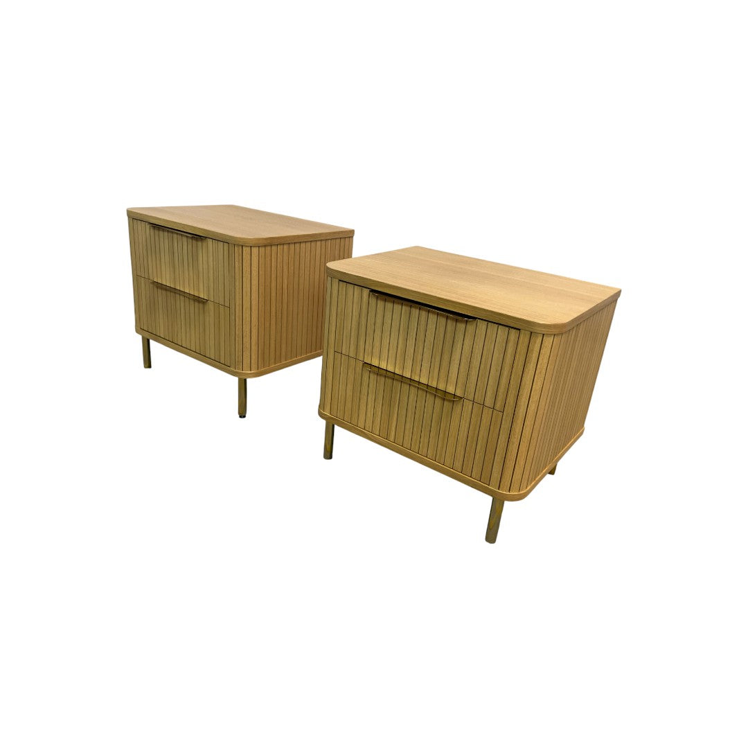 Castlery Harper 2-Drawer Nightstand Set
