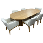 Castlery Harper Dining Table With Elliot Chair Set