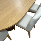 Castlery Harper Dining Table With Elliot Chair Set